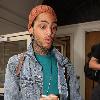 Travis McCoy of Gym Class Heroes leaving Radio 1's Live Lounge after promoting his new solo single, Billionaire 
London, England.