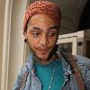 Travis McCoy of Gym Class Heroes leaving Radio 1's Live Lounge after promoting his new solo single, Billionaire 
London, England.
