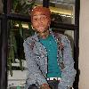 Travis McCoy of Gym Class Heroes leaving Radio 1's Live Lounge after promoting his new solo single, Billionaire 
London, England.