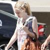 Dakota Fanning
is seen leaving the gym in Studio City with her dad.
Los Angeles, California.