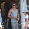 Liam Hemsworth,
Miley Cyrus' boyfriend, is seen out shopping at The Grove.
Los Angeles, California.