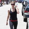 Ashley Greene
is seen leaving her boot camp workout in Studio City.
Los Angeles, California.