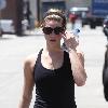 Ashley Greene
is seen leaving her boot camp workout in Studio City.
Los Angeles, California.