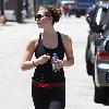 Ashley Greene
is seen leaving her boot camp workout in Studio City.
Los Angeles, California.