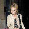 Former Hollyoaks star Emma Rigby leaves the Trafalgar Studios, having performed in the musical 'Wolfboy', in which she plays the part of a nurse. London.