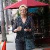 Jane Lynch visits a medical building in Beverly Hills Los Angeles.