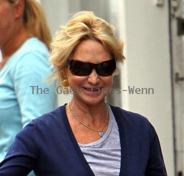 Felicity Kendal 
takes her dog for a walk near her home. The actress has been keeping in good shape after it was announced she will be taking part in the new series of 'Strictly Come Dancing'.
London, England.