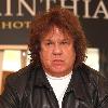 Gary Moore
holds a press conference before his show at the rock festival Mala Skala
Czech Republic