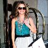 Maria Menounos returning to her Midtown Manhattan hotel after shopping 
New York City, USA.