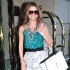 Maria Menounos returning to her Midtown Manhattan hotel after shopping 
New York City, USA.