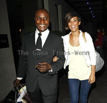 Frankie Sanford of the The Saturdays is seen leaving the Mayfair Hotel. 
London, England.