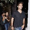 Mark Philippoussis leaving Voyeur night club Los Angeles.