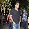 Mark Philippoussis leaving Voyeur night club Los Angeles.