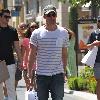 Matthew Morrison from Glee go's shopping at Create and Barrell at The Grove 
Los Angeles, USA.