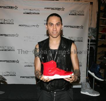 Taboo of the Black Eyed Peas 
Launching an exclusive line of shoes at 'Footaction' in Herald square, New York City. New York, USA.