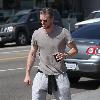 Actor Eric Dane of the hit TV show 'Grey's Anatomy', out buying magazines and gettng a coffee Hollywood.