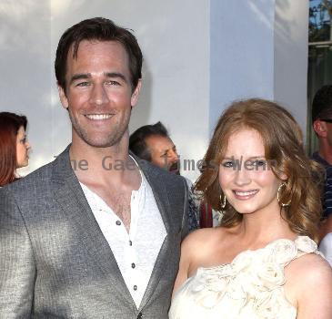 JAMES VAN DER BEEK has wed his model girlfriend in a secret ceremony, just a year after they first met.
  The former Dawson's Creek star, 33, exchanged vows with Kimberly Brook, who is pregnant with the couple's first child, on Sunday (01Aug10).
  In a series of posts on his Twitter.com page, he writes,