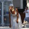 Actress Helene de Fougerolles plays Boule in Saint-Tropez. Saint-Tropez.