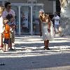 Actress Helene de Fougerolles plays Boule in Saint-Tropez. Saint-Tropez.