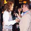 Steven Tyler of Aerosmith, with girlfriend Erin Brady,hosting an aftershow party at MGM Grand's Studio 54Las Vegas.