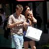 Nick Carter visits the movie theater at The Grove Los Angeles.