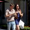 Nick Carter visits the movie theater at The Grove Los Angeles.