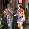 Nick Carter visits the movie theater at The Grove Los Angeles.