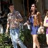 Nick Carter visits the movie theater at The Grove Los Angeles.