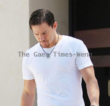 Channing Tatum 
departs an office building in West Hollywood
Los Angeles, California.