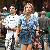 Greta Gerwig on the set of her new film 'Arthur'.New York City.