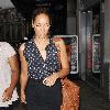 Leona Lewis is seen leaving a special screening of 'The Sorcerer's Apprentice' at Cineworld Cinema. London.