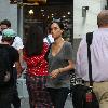 Former Supermodel Brandi Quinones is seen walking in Soho. New York City.