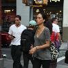 Former Supermodel Brandi Quinones is seen walking in Soho. New York City.