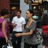 Former Supermodel Brandi Quinones is seen walking in Soho. New York City.