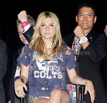 Ke$ha aka Kesha Casio's Shock the World 2010 event at The Manhattan Center - press conference New York City.