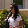 LaLa Vazquez
 wears a Mickey Mouse t-shirt while shopping at Saks Fifth Avenue in Beverly Hills
Los Angeles, California.