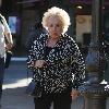 Doris Roberts
 goes shopping at the Apple store at The Grove
Hollywood. California