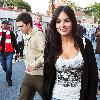 Italian model and actress Michela Quattrociocche, the fiancee of Liverpool FC's Alberto Aquilani, arrives at Anfield to watch the Europa League game between Liverpool and Rabotnicki Skopje, from the Republic of Macedonia. Liverpool won 4-0 on aggregate 
Liverpool, England - 05.08.10
Mandatory Credit: IANSIWENN