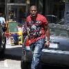 Quinton Jackson aka Rampage Jackson
 leaves Coffee Bean with a friend in West Hollywood
Los Angeles, California.