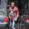 Quinton Jackson aka Rampage Jackson
 leaves Coffee Bean with a friend in West Hollywood
Los Angeles, California.