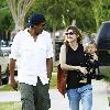 Ellen Pompeo and Chris Ivery with their daughter Stella Luna were spotted leaving a friends home in Beverly Hills
Los Angeles, USA.