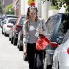 Molly Sims leaving a gym in Studio City with her hair still wet Los Angeles.