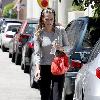 Molly Sims leaving a gym in Studio City with her hair still wet Los Angeles.