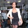 Alesha Dixon Celebrities outside the Radio One studios. London.