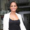 Alesha Dixon Celebrities outside the Radio One studios. London.