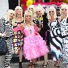World re-nowned fashion designer Betsey Johnson and friends celebrate her 68th Birthday at 'Betsey Johnson Soho Boutique' in New York City New York City, USA -
