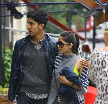 Dev Patel and girlfriend Frida Pinto Dev Patel and girlfriend Frida Pinto