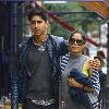 Dev Patel and girlfriend Frida Pinto out walking in London. The couple met while working together on the film 'Slumdog Millionaire', and more than a year since it swept the boards at the Academy Awards, the pair appear to be as close as ever. London. Dev Patel and girlfriend Frida Pinto out walking in London. The couple met while working together on the film 'Slumdog Millionaire', and more than a year since it swept the boards at the Academy Awards, the pair appear to be as close as ever. London.