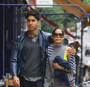 Dev Patel and girlfriend Frida Pinto Dev Patel and girlfriend Frida Pinto