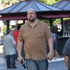 The Big Show aka Paul Wight was spotted out shopping at The Grove Los Angeles.